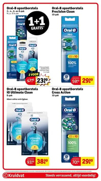 Oral-B opzetborstels iO Ultimate Clean aanbieding bij Kruidvat – geldig van 23.12.2025 t/m 28.12.2025