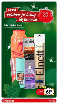 Alle L'Oréal Paris aanbieding bij Kruidvat – geldig van 23.12.2025 t/m 28.12.2025