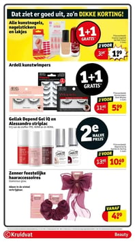 Alle kunstnagels, nagelstickers en lakjes aanbieding bij Kruidvat – geldig van 23.12.2025 t/m 28.12.2025