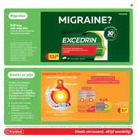 Excedrin 20 filmomhulde tabletten aanbieding bij Kruidvat – geldig van 24.02.2026 t/m 08.03.2026
