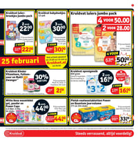 Kruidvat luier-broekjes jumbo pack aanbieding bij Kruidvat – geldig van 24.02.2026 t/m 08.03.2026