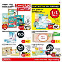 Alle A-merken babydoekjes aanbieding bij Kruidvat – geldig van 24.03.2026 t/m 05.04.2026