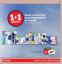 Keuze uit het hele assortiment NIVEA en Labello aanbieding bij Kruidvat – geldig van 27.01.2026 t/m 08.02.2026