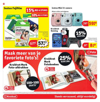 Instax Mini 11 camera aanbieding bij Kruidvat – geldig van 27.01.2026 t/m 08.02.2026