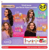 Andrélon Oil & Care / Volume Boost / Levendig Lang / Perfecte Krul aanbieding bij Kruidvat – geldig van 27.01.2026 t/m 08.02.2026