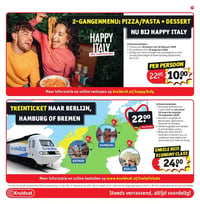 TREINTICKET NAAR BERLIJN, HAMBURG OF BREMEN aanbieding bij Kruidvat – geldig van 19.03.2026 t/m 30.09.2026