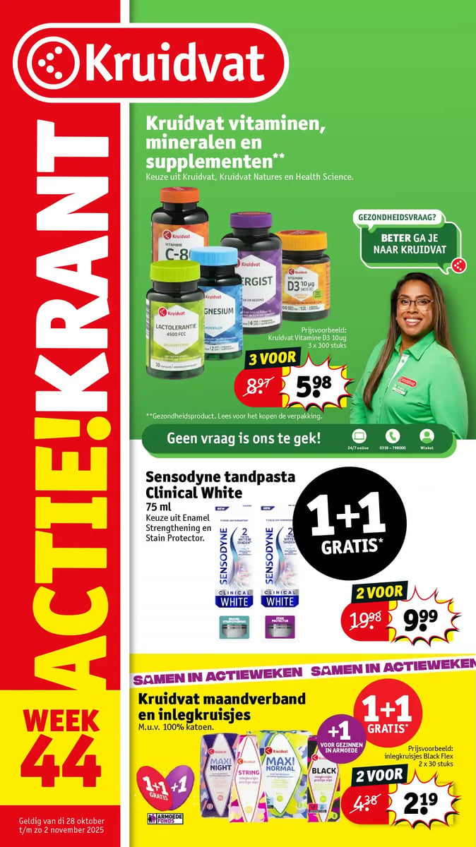 Kruidvat folder – pagina 1