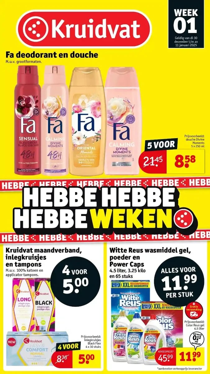 Kruidvat folder – pagina 1