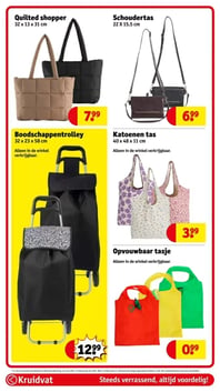 Boodschappentrolley aanbieding bij Kruidvat – geldig van 31.03.2026 t/m 05.04.2026