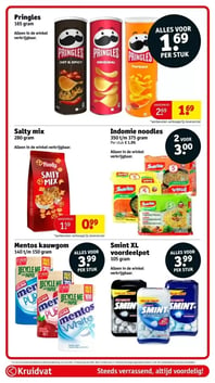 Pringles 165 gram aanbieding bij Kruidvat – geldig van 31.03.2026 t/m 05.04.2026