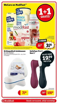 WeCare en Modifast** aanbieding bij Kruidvat – geldig van 31.03.2026 t/m 05.04.2026