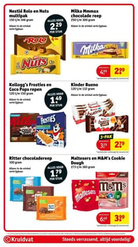 Maltesers en M&M's Cookie Dough aanbieding bij Kruidvat – geldig van 31.03.2026 t/m 05.04.2026