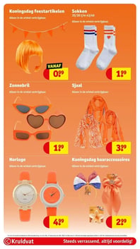 Koningsdag feestartikelen aanbieding bij Kruidvat – geldig van 31.03.2026 t/m 05.04.2026