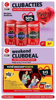 Old Spice deodorant aanbieding bij Kruidvat – geldig van 31.03.2026 t/m 05.04.2026