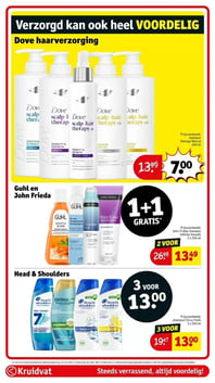 Guhl en John Frieda aanbieding bij Kruidvat – geldig van 31.03.2026 t/m 05.04.2026