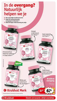 Libido Support aanbieding bij Kruidvat – geldig van 31.03.2026 t/m 05.04.2026