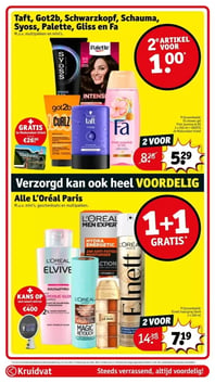 Alle L'Oréal Paris aanbieding bij Kruidvat – geldig van 31.03.2026 t/m 05.04.2026