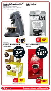 Senseo koffiepadmachine** HD7806/50 aanbieding bij Kruidvat – geldig van 31.03.2026 t/m 05.04.2026