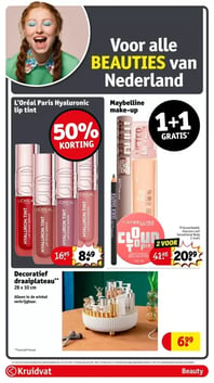 Decoratief draaiplateau** aanbieding bij Kruidvat – geldig van 31.03.2026 t/m 05.04.2026