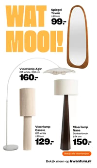 Vloerlamp Agir aanbieding bij Kwantum – geldig van 02.02.2026 t/m 15.02.2026