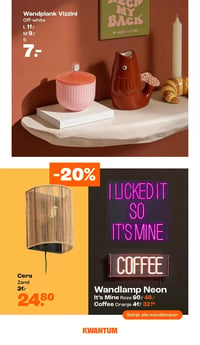 Wandplank Vizzini aanbieding bij Kwantum – geldig van 02.03.2026 t/m 15.03.2026
