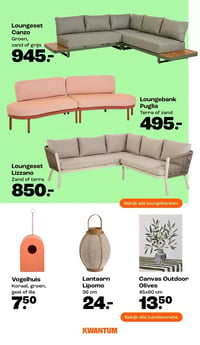 Loungeset Canzo aanbieding bij Kwantum – geldig van 16.02.2026 t/m 01.03.2026
