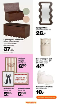 Poster Cat aanbieding bij Kwantum – geldig van 16.02.2026 t/m 01.03.2026