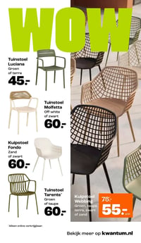 Kuipstoel Webbing aanbieding bij Kwantum – geldig van 16.03.2026 t/m 29.03.2026