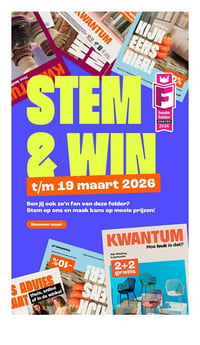 Alle Webbing kuipstoelen aanbieding bij Kwantum – geldig van 16.03.2026 t/m 29.03.2026