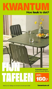 Tuintafel Azzuro aanbieding bij Kwantum – geldig van 16.03.2026 t/m 29.03.2026