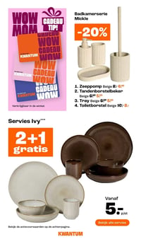 Servies Ivy*** aanbieding bij Kwantum – geldig van 28.04.2026 t/m 10.05.2026