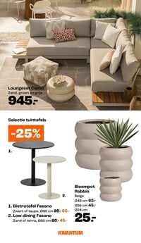 Bloempot Robbio aanbieding bij Kwantum – geldig van 28.04.2026 t/m 10.05.2026