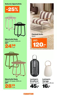 Fauteuil Anfo aanbieding bij Kwantum – geldig van 28.04.2026 t/m 10.05.2026