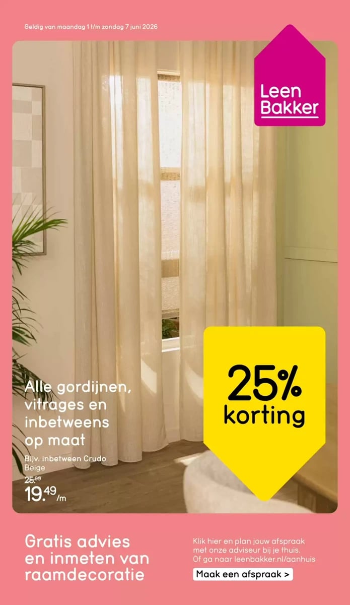 Leen Bakker folder – pagina 1