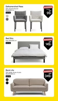 Bed Stijn aanbieding bij Leen-bakker – geldig van 02.02.2026 t/m 08.02.2026