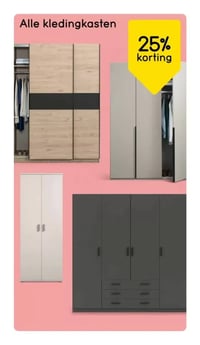 Alle kledingkasten aanbieding bij Leen-bakker – geldig van 02.02.2026 t/m 08.02.2026