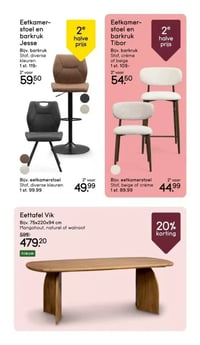 Bijv. eetkamerstoel aanbieding bij Leen-bakker – geldig van 09.02.2026 t/m 15.02.2026