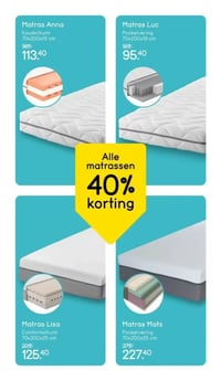 Matras Mats aanbieding bij Leen-bakker – geldig van 09.02.2026 t/m 15.02.2026