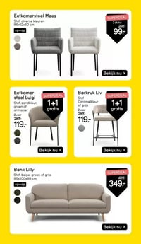 Bank Lilly aanbieding bij Leen-bakker – geldig van 09.03.2026 t/m 15.03.2026