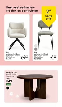 Eettafel Lio aanbieding bij Leen-bakker – geldig van 09.03.2026 t/m 15.03.2026