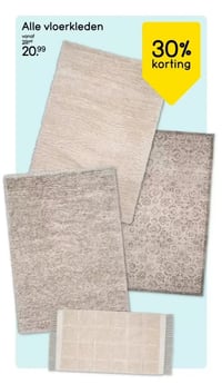 Alle vloerkleden aanbieding bij Leen-bakker – geldig van 09.03.2026 t/m 15.03.2026