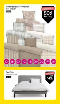 Bed Stijn aanbieding bij Leen-bakker – geldig van 16.02.2026 t/m 22.02.2026