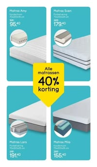 Matras Amy aanbieding bij Leen-bakker – geldig van 16.02.2026 t/m 22.02.2026