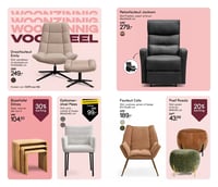 Draaifauteuil Emily aanbieding bij Leen-bakker – geldig van 23.02.2026 t/m 01.03.2026