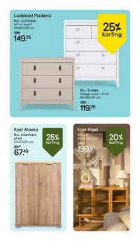 Ladekast Madeira aanbieding bij Leen-bakker – geldig van 26.01.2026 t/m 01.02.2026