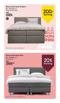 Boxcombinatie Orebro aanbieding bij Leen-bakker – geldig van 26.01.2026 t/m 01.02.2026