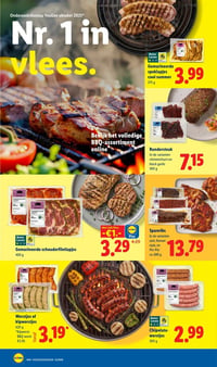 Spareribs aanbieding bij Lidl – geldig van 01.06.2026 t/m 07.06.2026
