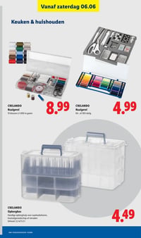 CRELANDO Naaigerei 15 klossen à 1.000 m garen aanbieding bij Lidl – geldig van 01.06.2026 t/m 07.06.2026