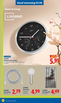 LIVARNO Douchegordijn aanbieding bij Lidl – geldig van 01.06.2026 t/m 07.06.2026