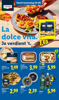 Flatbread Italiaanse stijl aanbieding bij Lidl – geldig van 01.06.2026 t/m 07.06.2026